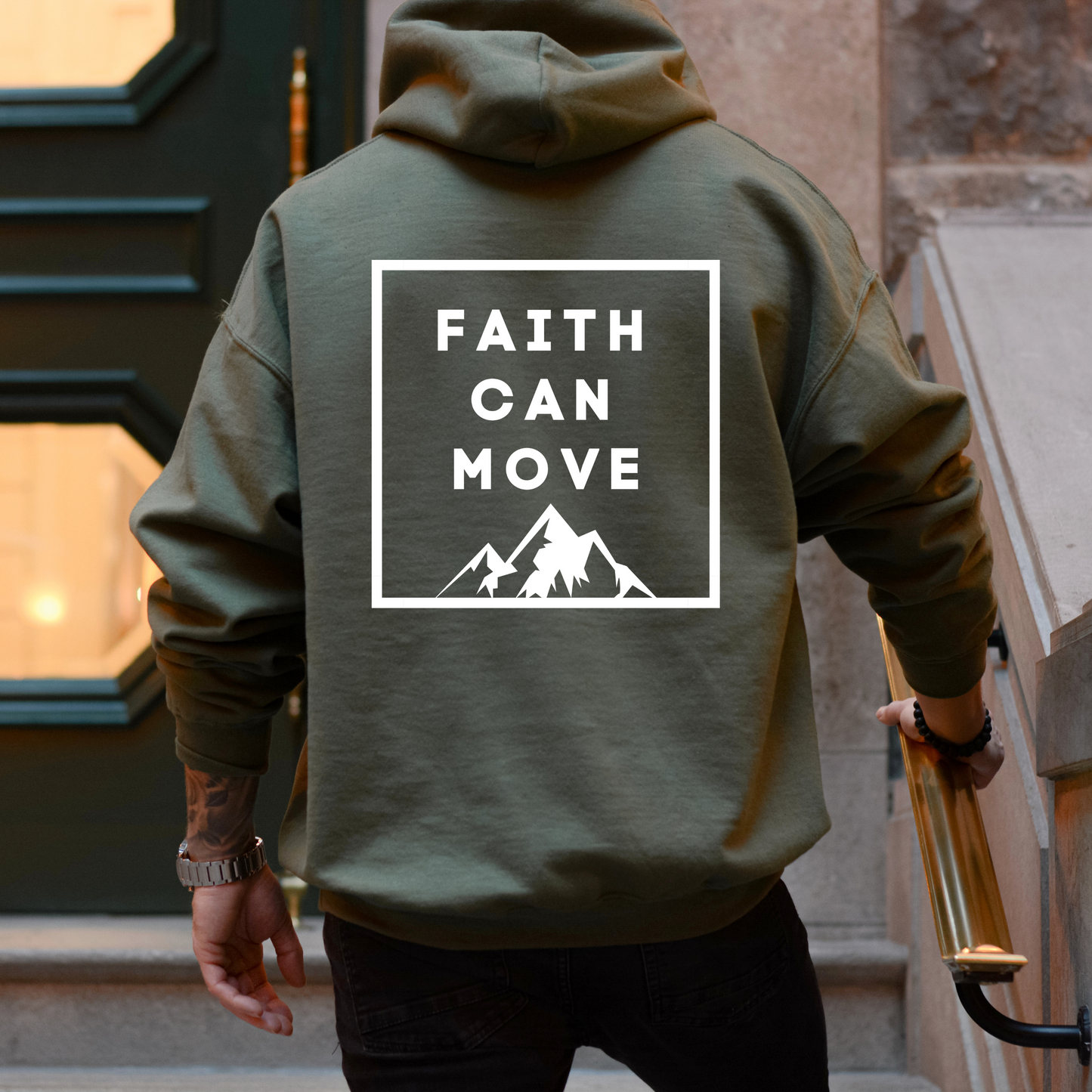 Faith Can Move Mountains Hoodie