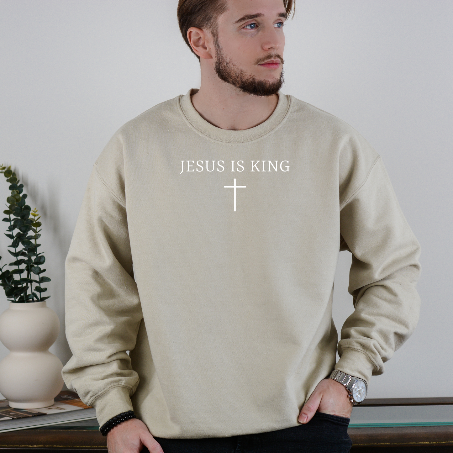 Jesus Is King Crewneck